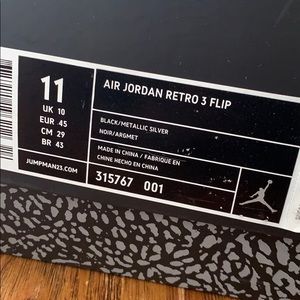 Men’s Air Jordan Retro 3 Flip